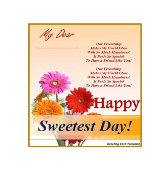 Greeting Card With Single Rose Kalpa Florist
