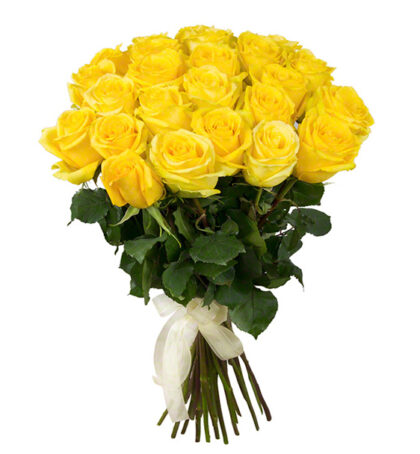12 Yellow Roses Bunch