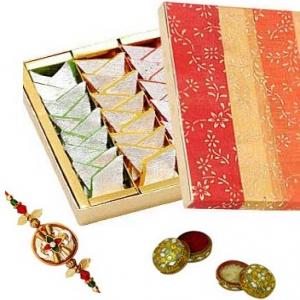 Rakhi With Mixed Mithai | Order Online Rakhi In Delhi | Kalpa Florist rakhi gifts to jalandhar from australia, rakhi gifts to india from australia, rakhi gifts to punjab from australia, rakhi gifts to hoshiarpur from australia, order online rakhi in delhi ,buy online rakhi in delhi Order From : France, Spain, Canada, Malaysia, United States, Italy, United Kingdom, Australia, New Zealand, Singapore, Germany, Kuwait, Greece, Russia, Toronto, Melbourne, Brampton, Ontario, Singapore, Spain, New York, Germany, Italy, London, uk, usa, send to india, 