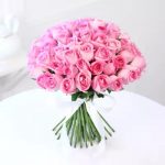 Bunch of 50 Pink Roses
