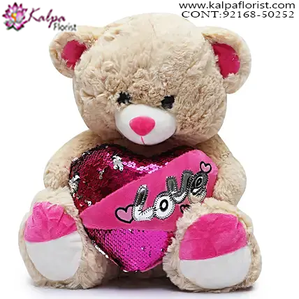 Teddy bear online booking Kalpa Florist