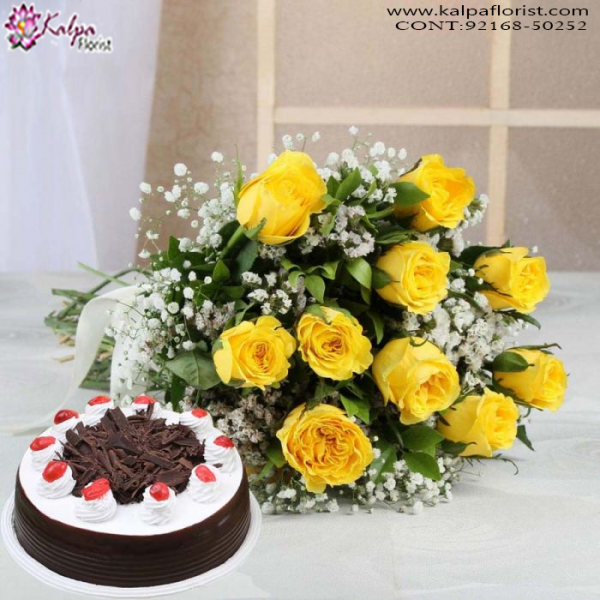 Send Flowers And Cake Online In Delhi Kalpa Florist