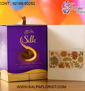 Shop online #chocolates delivery in delhi from Kalpa Florist widest variety of chocolates. You can even buy them online and send these chocolate gifts anywhere in India.