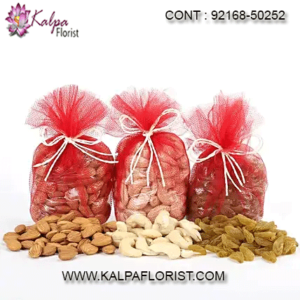 Order dry fruits gift pack and dryfruit gift boxes in India through kalpa florist. Buy dry fruits to India online anywhere having fresh & delicious quality.