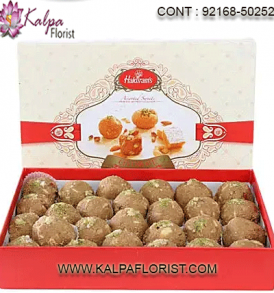 Send Sweets Online To USA - Send fresh and delicious sweets to USA for relatives and friends from Kalpa Florist with Same-Day delivery service. Order Now
