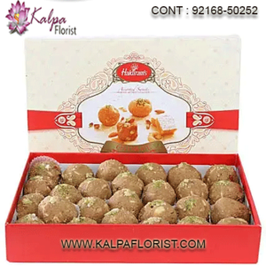 Send Sweets Online To USA - Send fresh and delicious sweets to USA for relatives and friends from Kalpa Florist with Same-Day delivery service. Order Now