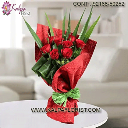 Send flowers to a loved one in Pune today! Get Pune flower delivery by local florists with same-day & midnight flower bouquet home delivery.