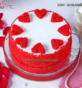 A wide range of Valentine Day Cake to make your day so memorable. Same Day and Midnight Valentine Day cake delivery in your city available at kalpa florist