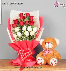 Valentine Gift for Her - Send special Valentines day gifts to your beloved in India from Kalpa Florist. Bring smile with valentine gifts for women.