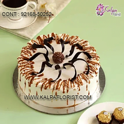 Order Cakes Online in India. Best cakes delivery from anywhere to India. Same Day Delivery & Midnight Delivery at Kalpa Florist.