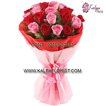 Free Delivery - 50 Red Roses Bouquet With Black Wrapping - Order Now from  FNP Saudi Arabia