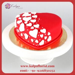 Heart Shape Truffle Cake