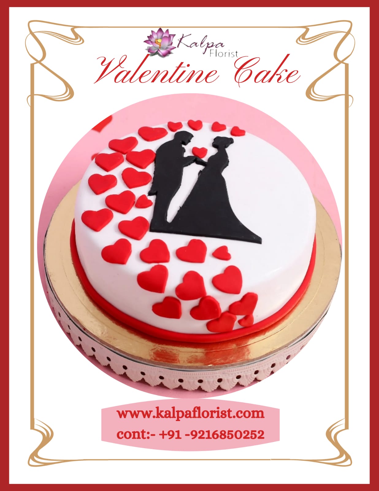 Valentine Cake For Wife