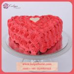 Valentine Heat Shape Cake