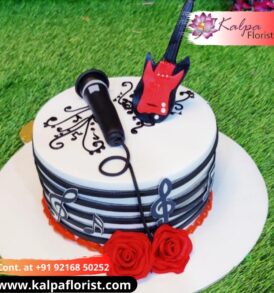 Music Theme Cake Online Cake Order In Delhi