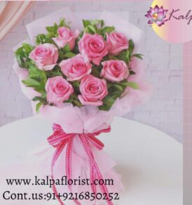 Romantic Roses Bouquet | Flower Delivery In India Jalandhar
