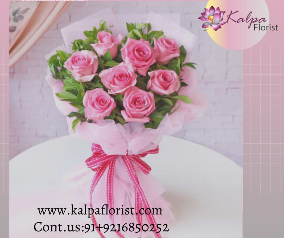 Romantic Roses Bouquet | Flower Delivery In India Jalandhar