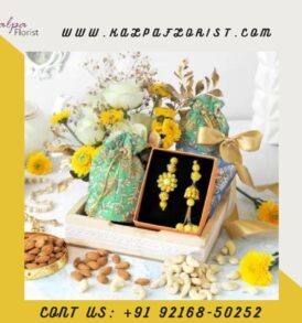 Luxury Floral Hamper for Rakhi | Order Rakhi Online India Punjab