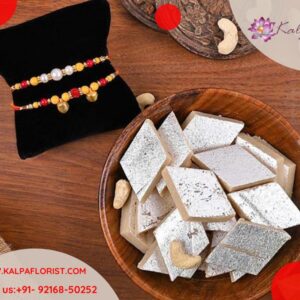 Rakhi with Kaaju Katli | Send Rakhi To India From USA | Kalpa Florist, send rakhi to india from usa,  send rakhi from usa to india, how to send rakhi to india, how to send rakhi to india from usa, send rakhi gifts to india from usa, best website to send rakhi to india from usa, how to send rakhi to usa from india by post, best site to send rakhi to india from usa, best way to send rakhi to india from usa, send rakhi to india from usa online,  Order From : France, Spain, Canada, Malaysia, United States, Italy, United Kingdom, Australia, New Zealand, Singapore, Germany, Kuwait, Greece, Russia, Toronto, Melbourne, Brampton, Ontario, Singapore, Spain, New York, Germany, Italy, London, uk, usa, send to india, 