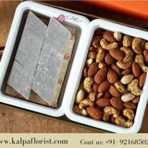 Kaju Katli With Mixed Nuts Combo | Best Sweets Near Me | Kalpa Florist best sweets near me,  best indian sweets near me, best sweet shops near me, who has the best desserts near me, best indian sweets shop near me, where can i get something sweet near me, best place for sweets near me, best indian sweets online, where can i eat late at night near me, where can i get sweets near me, which is the best sweet in india, where can i get a good dessert near me, best diwali sweets near me, best place to get sweets near me, Kaju Katli With Mixed Nuts Combo | Best Sweets Near Me | Kalpa Florist
