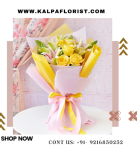 Yellow Rose & Lily Bouquet | Order Flower Bouquet Online | Kalpa Florist, order flower bouquet online, order flowers online to be delivered,  order flowers online for wedding, how to order flower online, order flowers online for cheap, order flowers online for mother's day, order a flower bouquet online, order flowers online for birthday, order flowers online wholesale, order flowers online in bangalore, order flowers online orange county, order flowers online india, order flowers online in delhi, order flowers online for valentine's day, order flowers online same day, order flower bouquet online delhi, order flowers online to plant, to order flowers online, how to order bouquet of flowers, how to order bouquet online, flower bouquet online in hyderabad,  order flower bouquet online kolkata, Yellow Rose & Lily Bouquet | Order Flower Bouquet Online | Kalpa Florist
