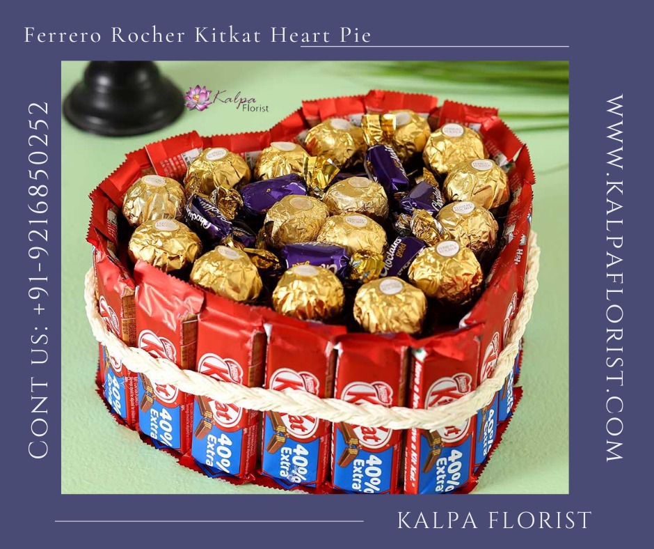 Buy Kitkat Bouquet Chocolate Hamper Ferero Rocher Chocolate Online in India  