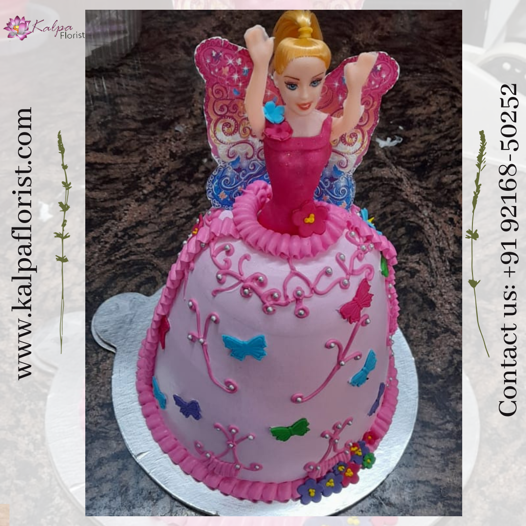 Barbie Doll Cake | Send Cake To India From Australia | Kalpa Florist