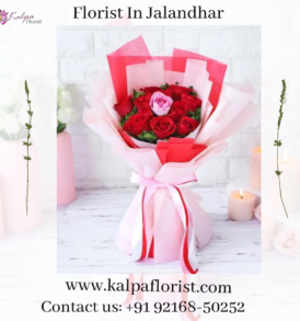 Bunch Of Playful Romance | Flower Delivery Jalandhar | Kalpa Florist,