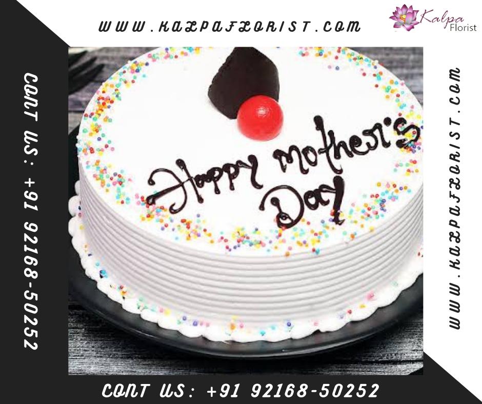 Happy Birthday Mom Cake Order Cake Online Ludhiana Kalpa Florist