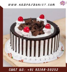 Red Roses With Cake | Flower And Cake Delivery Delhi | Kalpa Florist