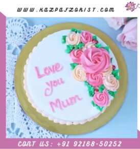 Love u Mom Cake |  Delivery Of Cake In Delhi UK