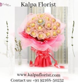 Luxury Ferrero Rocher Bouquet Send Chocolate Online India