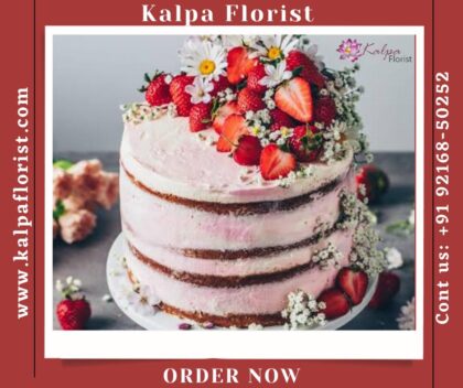 Strawberry Drip Cake Send Cake To India From USA