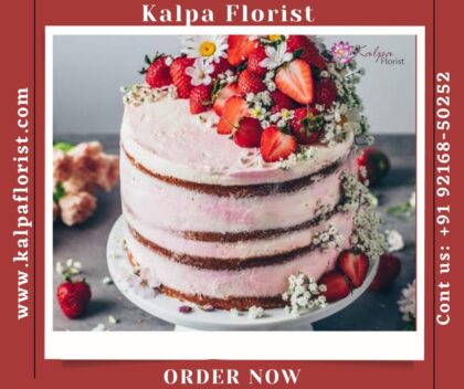 Strawberry Drip Cake Send Cake To India From USA India