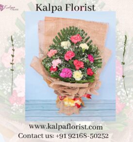 Bouquet of 10 Pink Gerberas Send Flowers To Delhi uk