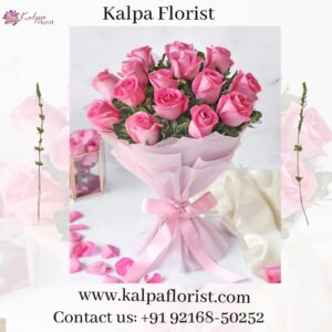 Sweet Pink Roses Bunch Send Flower To India From USA