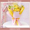 Yellow Rose & Lily Bouquet | Send Flower Online India