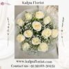 White Roses Bunch Send Flowers In India canada