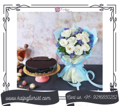 Flower and Cake Order Online ( Flower With Cake Delivery )
