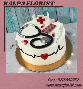 Doctor Theme Cake | Birthday Cake For Sister |  Kalpa Florist