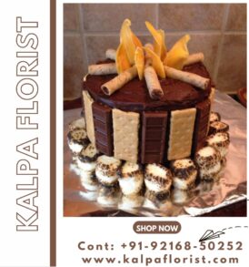 Lohri Theme Cake ( Online Cake Delivery In Ludhiana )