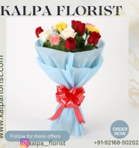Mixed Roses Bouquet ( Order Flower Bouquet Online )